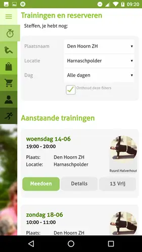 Eenvoudig een bootcamp zoeken in Den Haag met de app van Reinder.eu